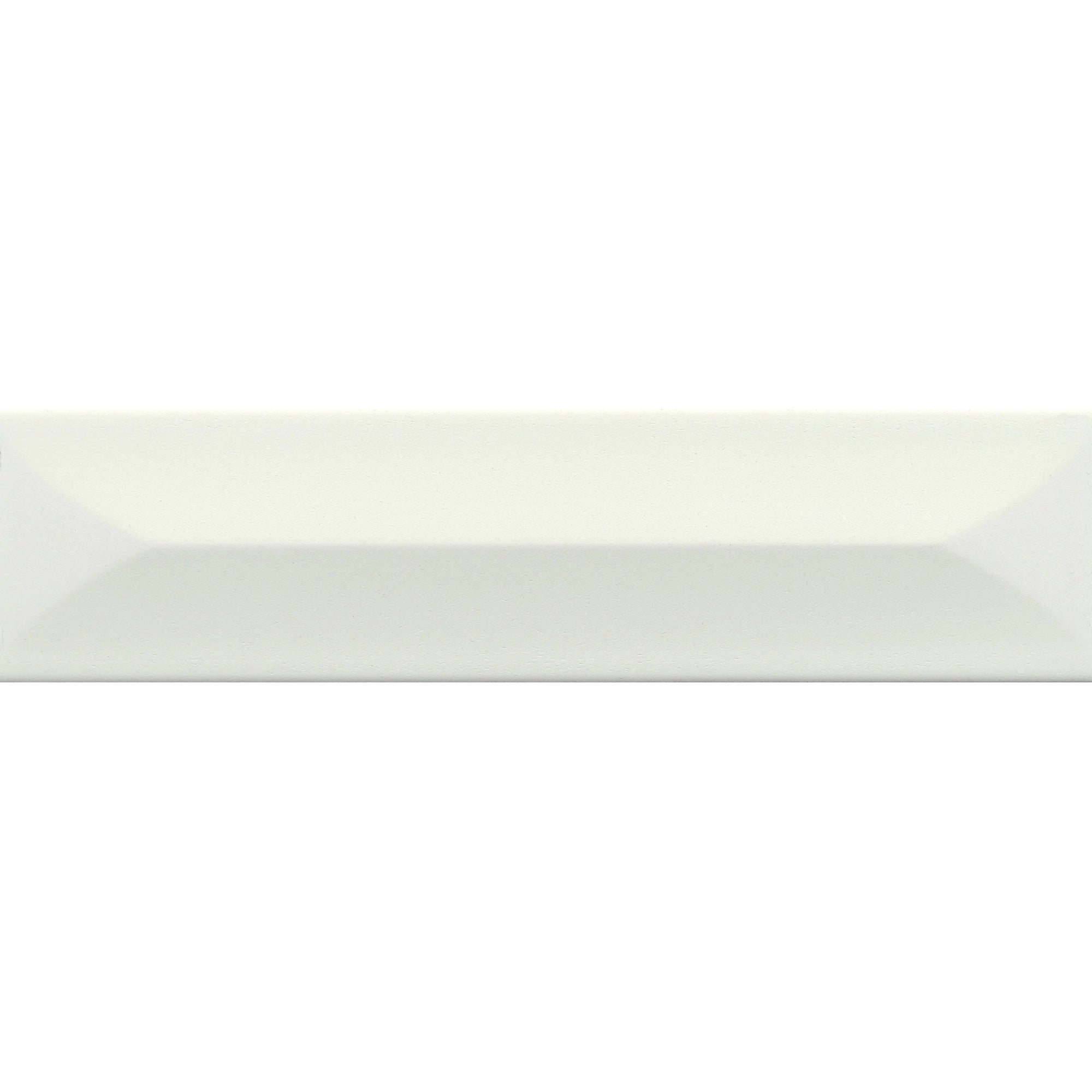Emser Tile - Estasi 3 in. x 12 in. Glazed Ceramic Tile - White Peak Matte