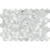 See Emser Tile - Link Marble Groutless Mosaic - White Cube