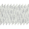 See Emser Tile - Link Marble Groutless Mosaic - White Linear