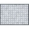 See Emser Tile - Link Marble Groutless Mosaic - White and Silver