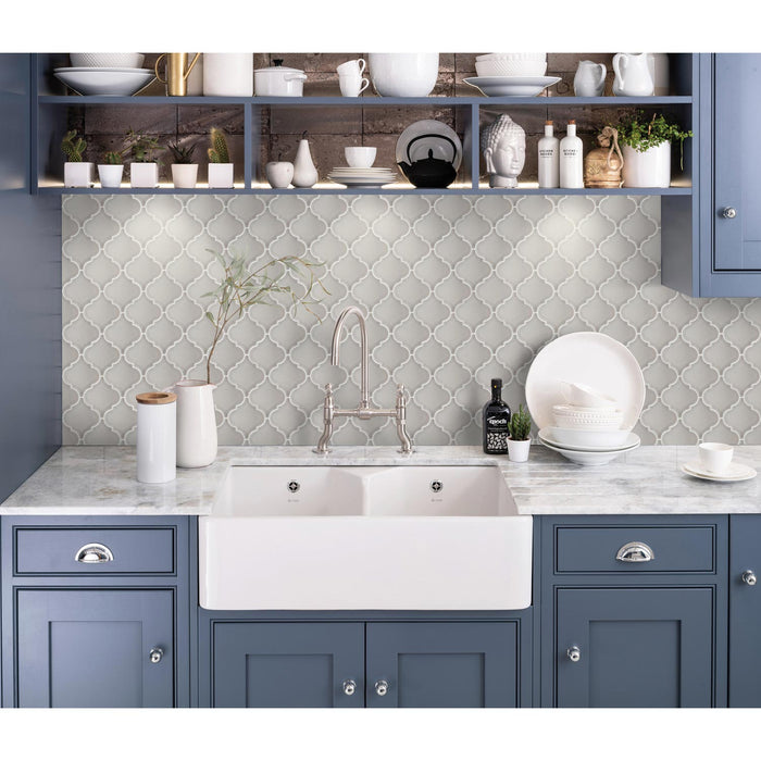 Emser Tile - Morocco 10" x 11" - Fawn Arabesque Room Scene