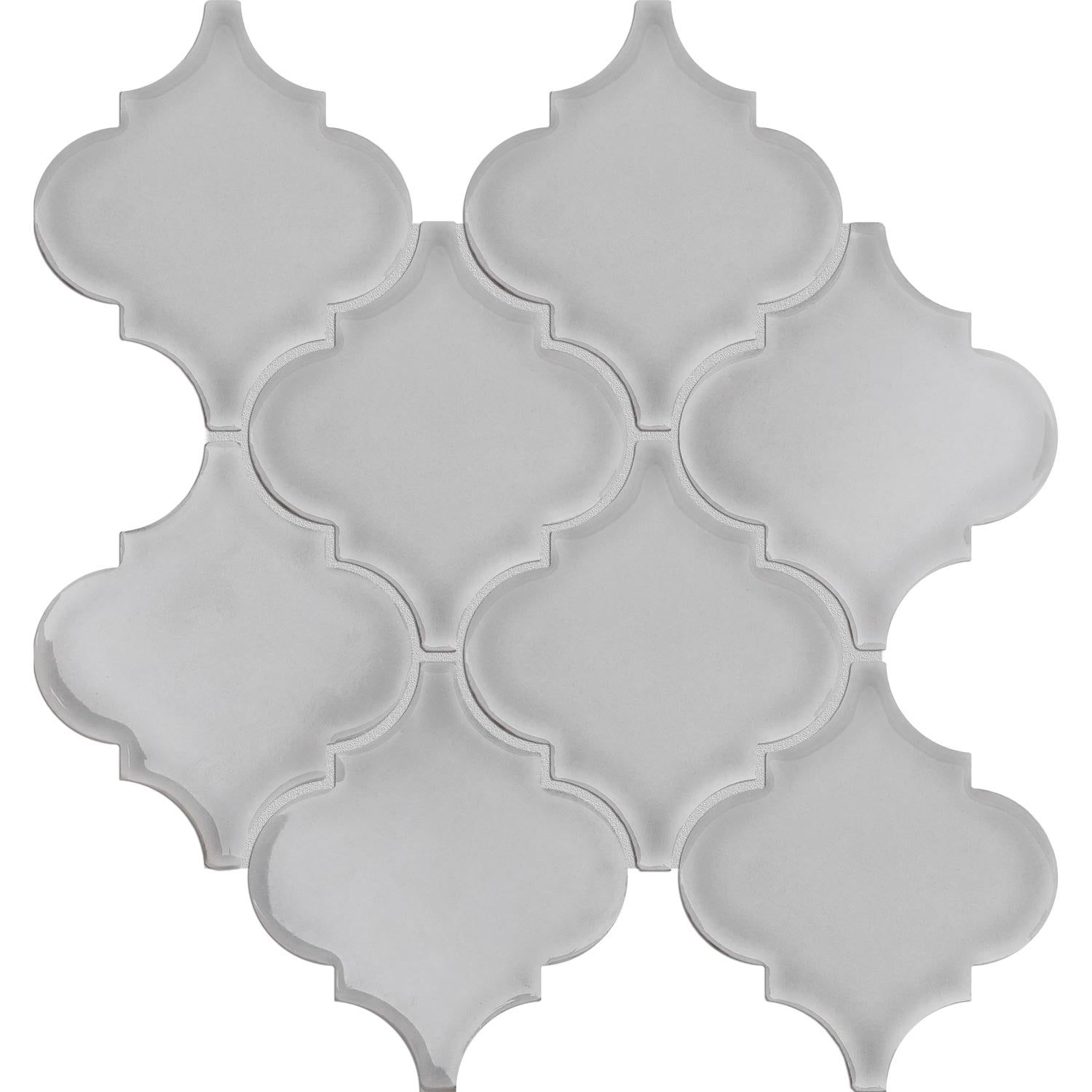 Emser Tile - Morocco 10" x 11" - Silver Arabesque