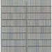 Emser Tile - Newtro 1 in. x 6 in. Glazed Ceramic Mosaic - Silver