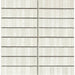 Emser Tile - Newtro 1 in. x 6 in. Glazed Ceramic Mosaic - White