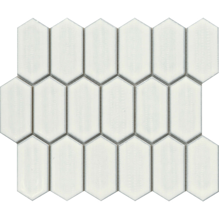 Emser Tile - Omni Glazed Porcelain Mosaic - Ivory Glossy
