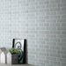 Emser Tile - Ornami - 2 in. x 6 in. Glazed Ceramic Mosaic - Foil Room scene