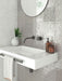Emser Tile - Passion 9" x 9" Wall Tile - Gris Room Scene