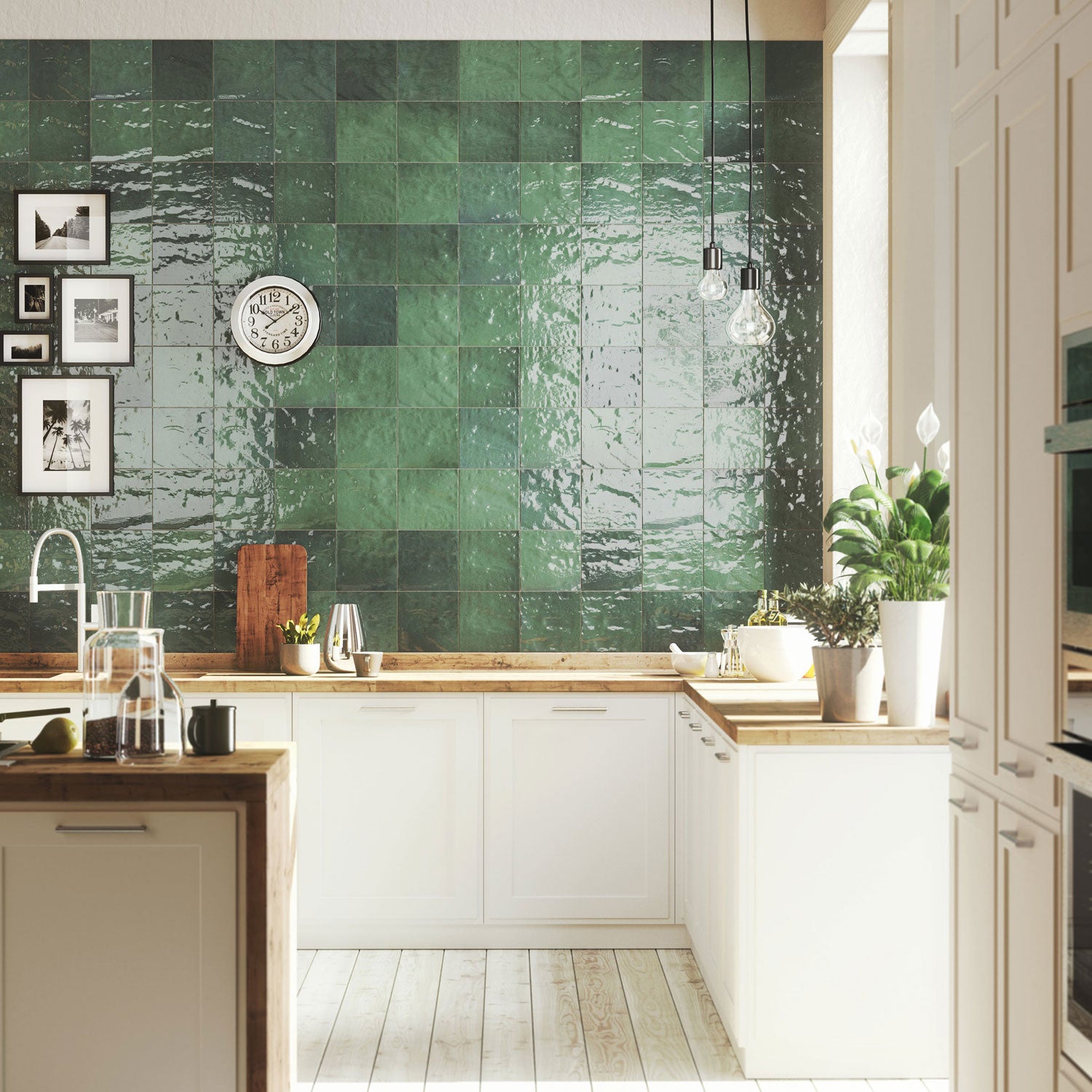 Emser Tile - Passion 9" x 9" Wall Tile - Verde