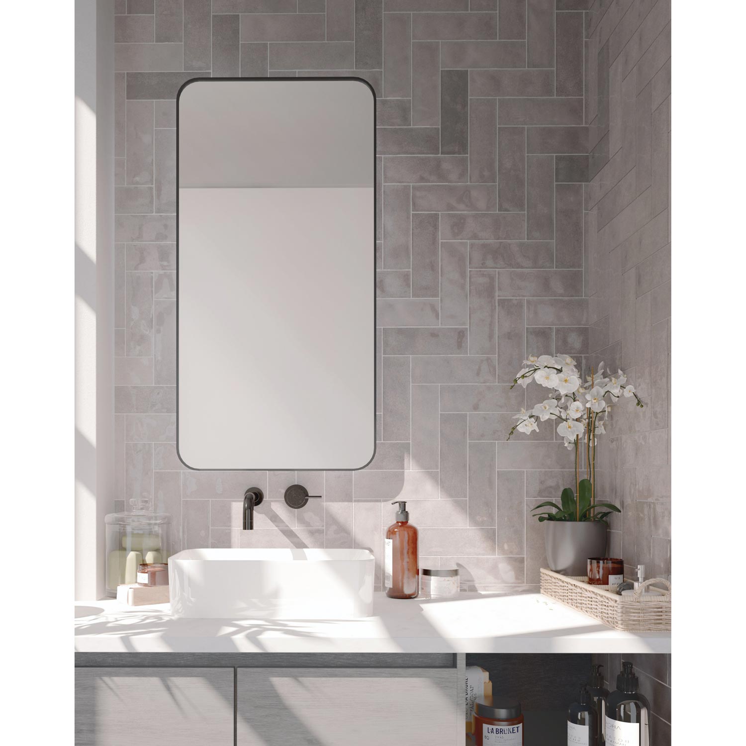 Emser Tile - Passion 3" x 8" Wall Tile - Gris