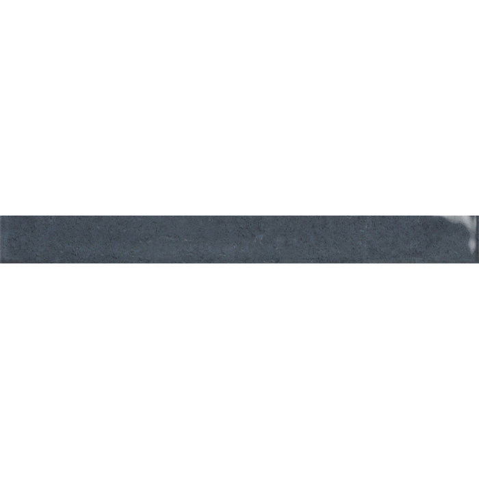 Emser Tile - Passion .5" x 8" Jolly Trim Tile - Azul