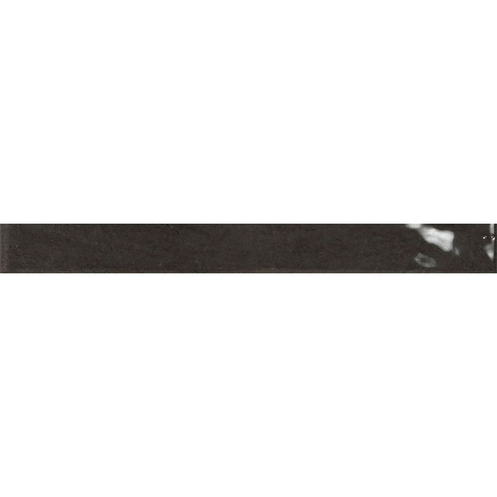 Emser Tile - Passion .5" x 8" Jolly Trim Tile - Nero