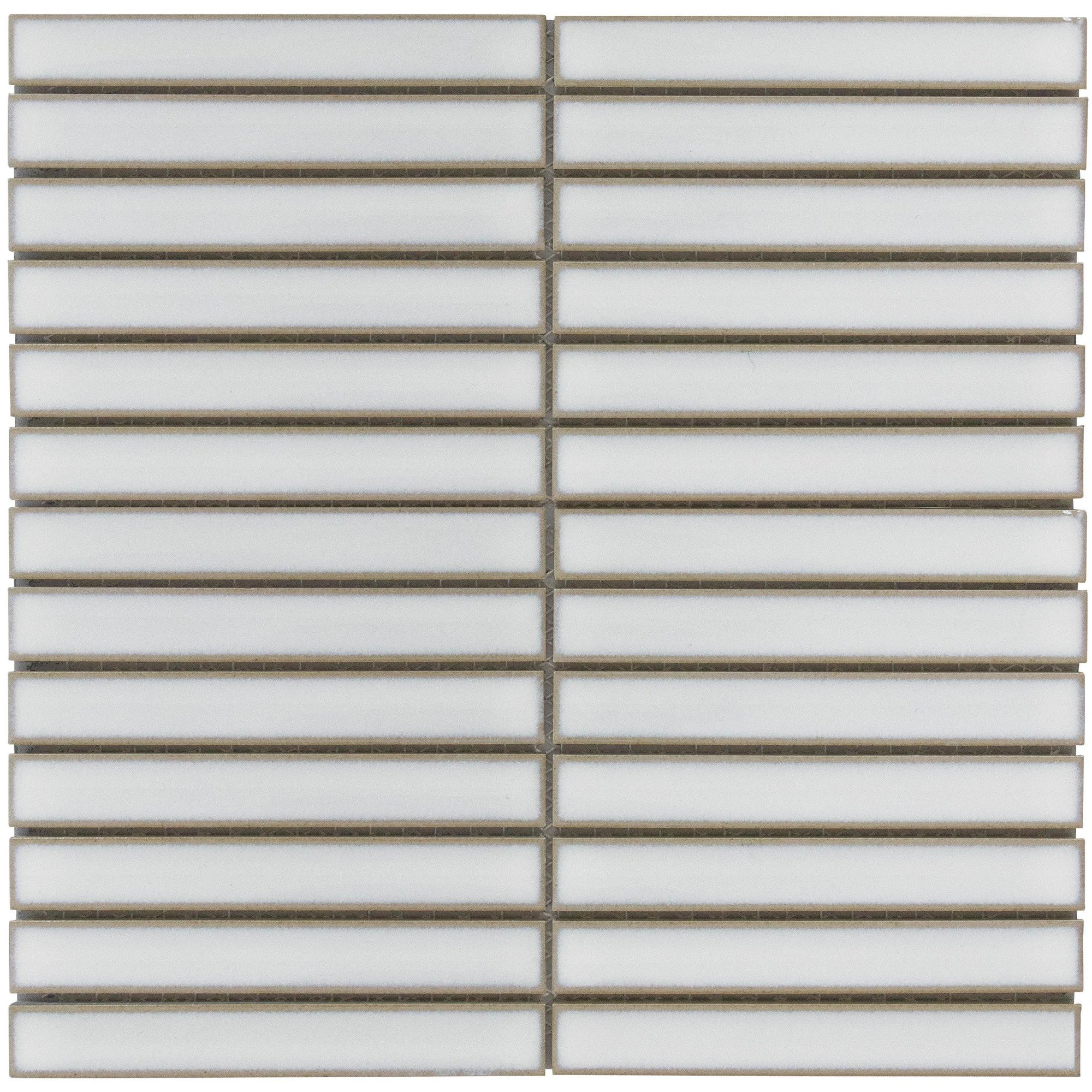 Emser Tile - Souvenir - 1 in. x 6 in. Glazed Porcelain Mosaic - Belem