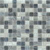 See Emser Tile - Swirl - Glass Mosaic - Fog