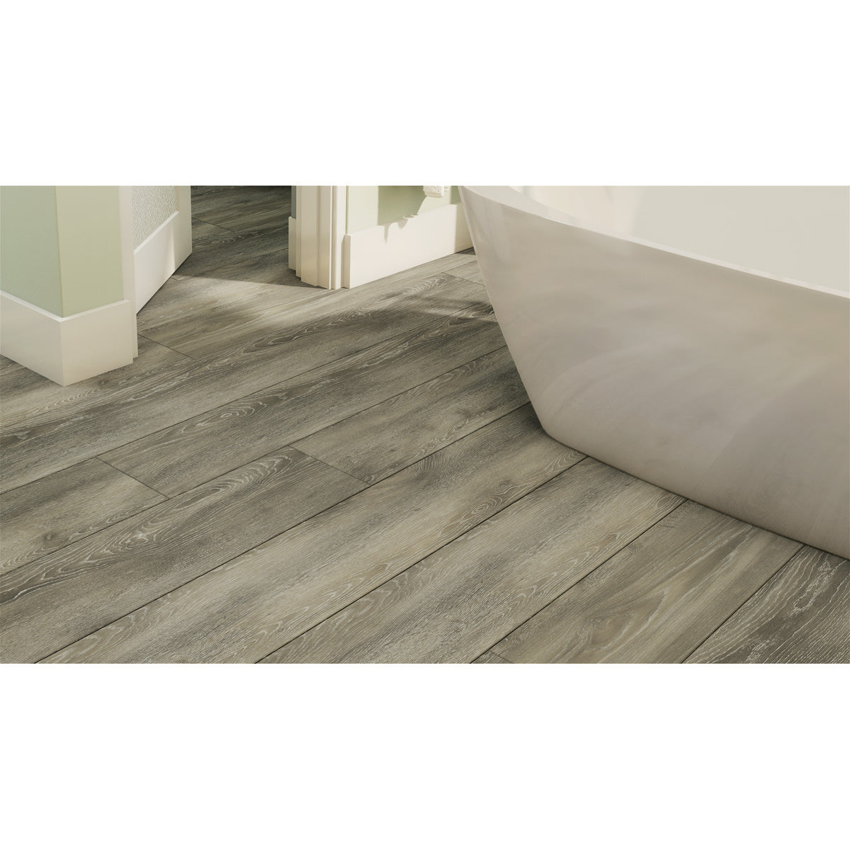 Engineered Floors - Triumph Collection - Bella Sera - 9 in. x 72 in. - Tuscany Bathroom Install
