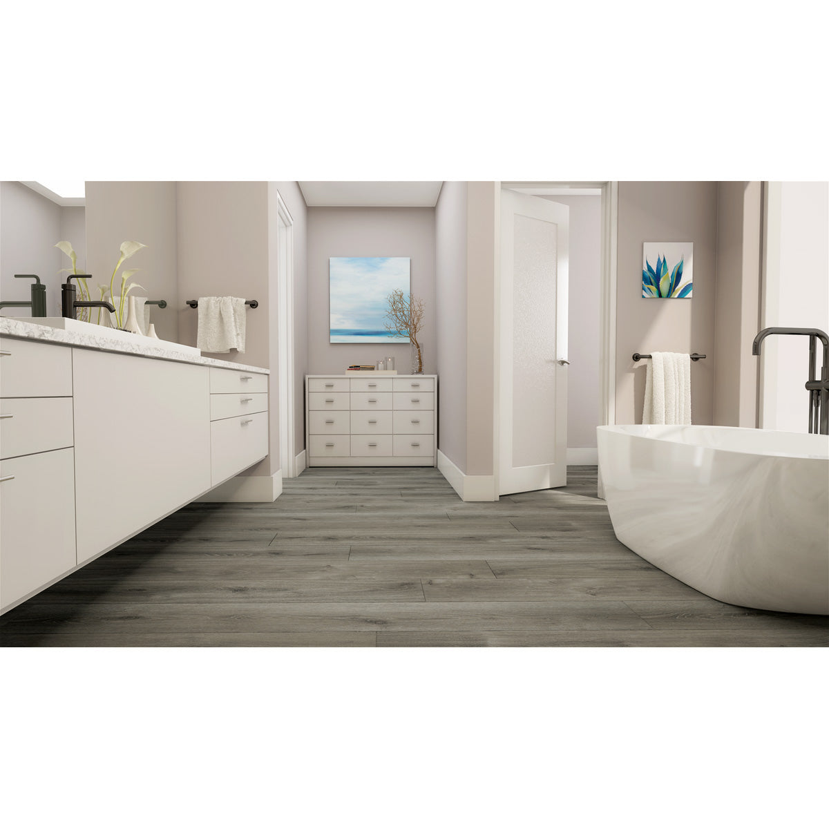 Engineered Floors - Triumph Collection - Bella Sera - 9 in. x 72 in. - Florence Installed