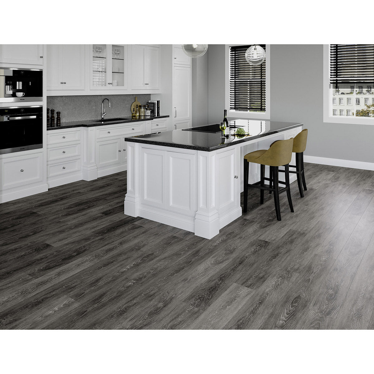 Engineered Floors - Gallatin Collection - 7 in. x 48 in. - Winchester Grey