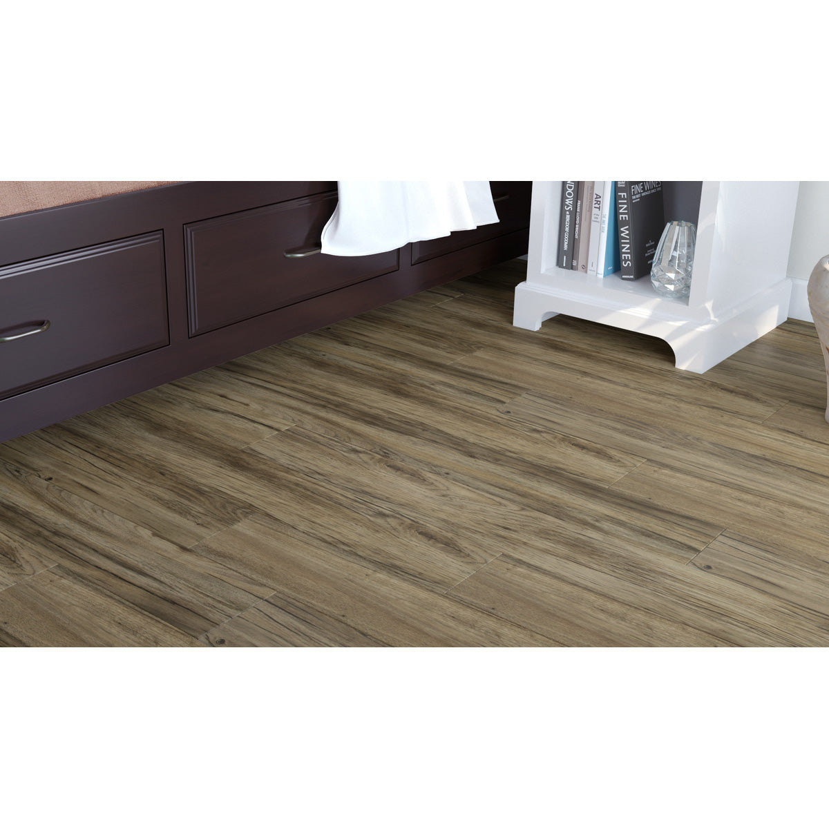 Engineered Floors - Triumph Collection - The New Standard II - 6 in. x 48 in. - Bounty Bedroom Install