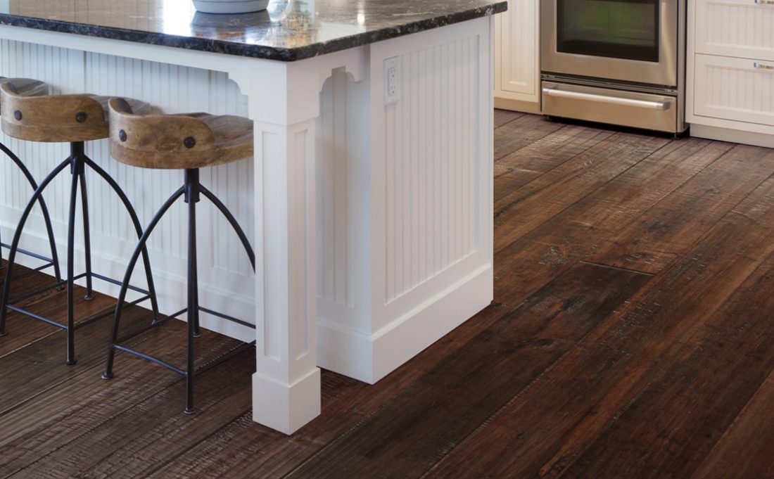 Johnson Hardwood - English Pub Series - Brandy Wine Maple Installec