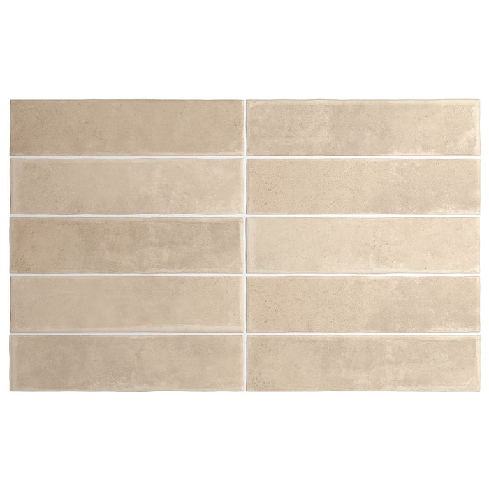 Equipe - Argile 2.5" x 10" Porcelain Tile - Siena
