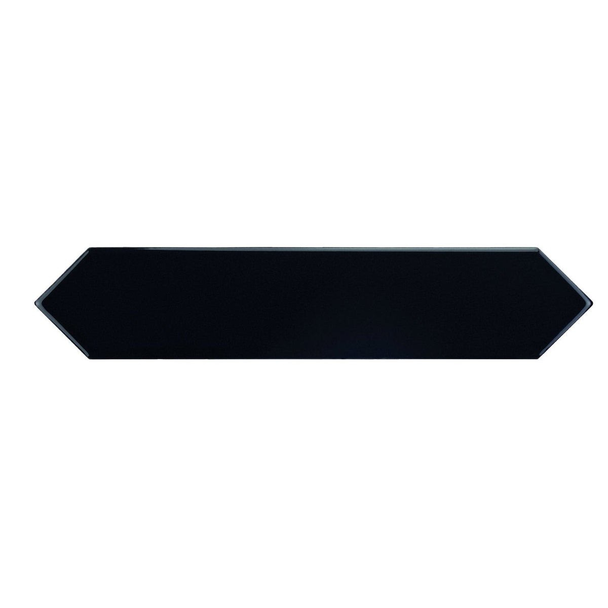 Equipe - Arrow Collection - 2 in. x 10 in. Wall Tile - Black