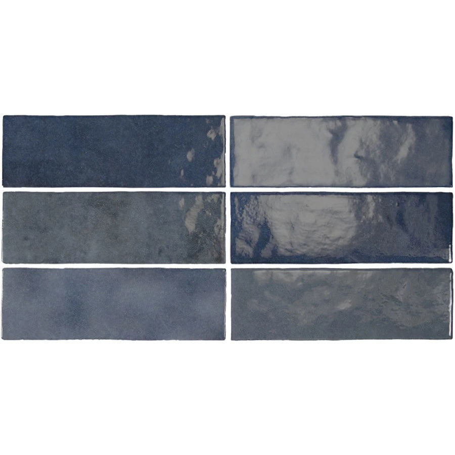 Equipe - Artisan Collection - 2.5" x 8" Wall Tile - Colonial Blue