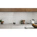 Equipe - Country Collection - 2.5" x 8" Wall Tile - Blanco Installed
