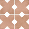 See Equipe - Kasbah Collection - 5 in. x 5 in. Porcelain Tile - Terracotta