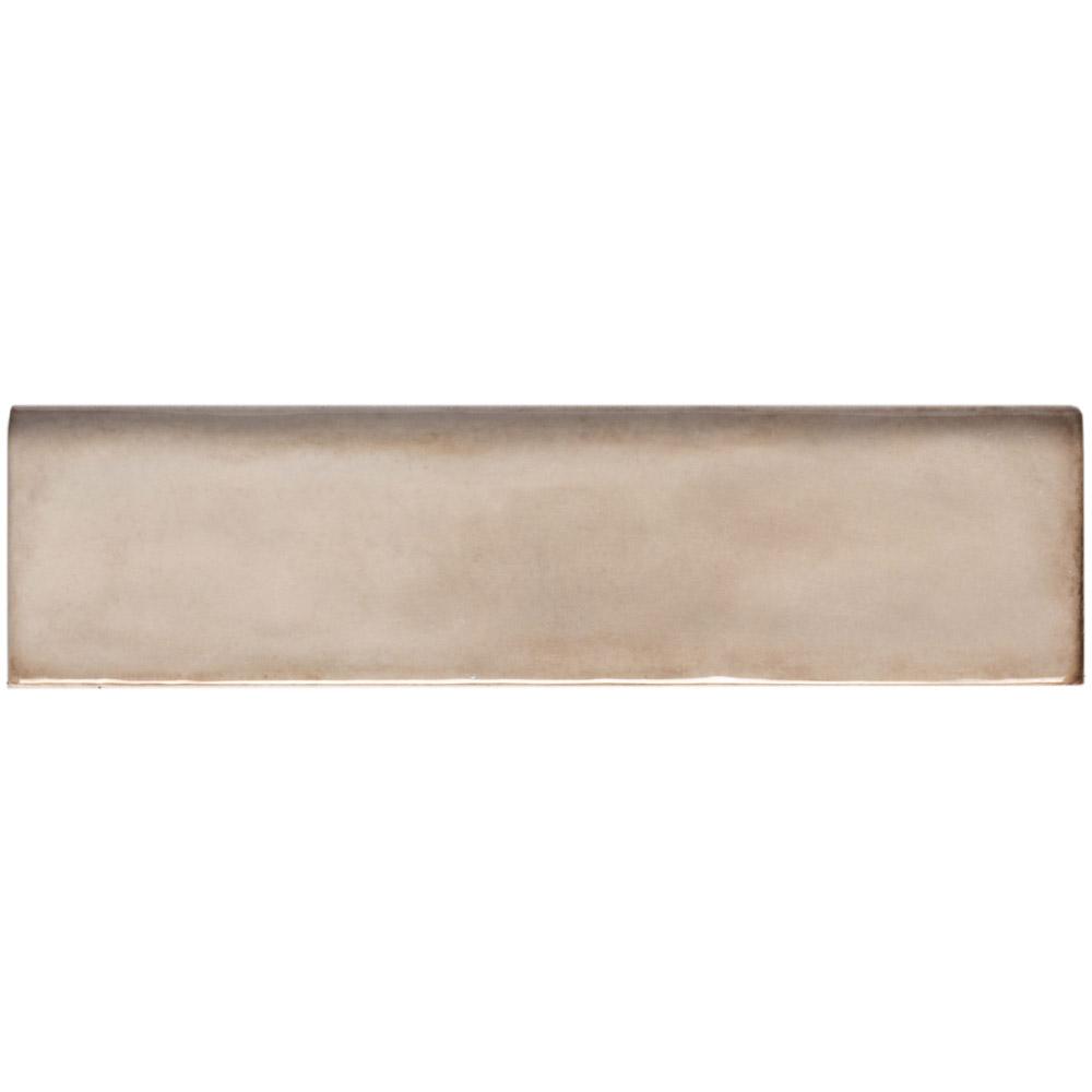 Equipe - Splendours Collection - 3 in. x 12 in. Wall Bullnose - Cream