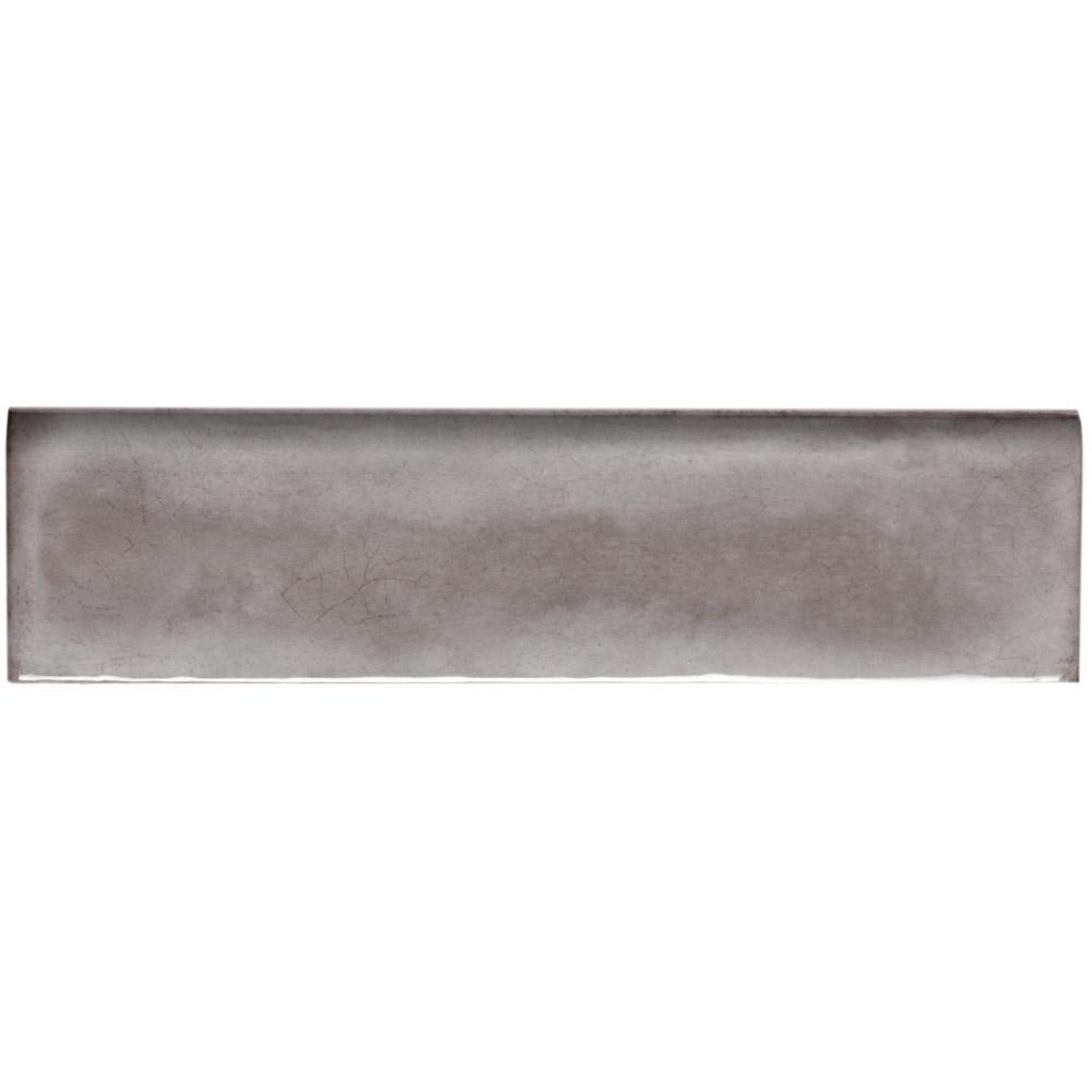 Equipe - Splendours Collection - 3 in. x 12 in. Wall Bullnose - Grey