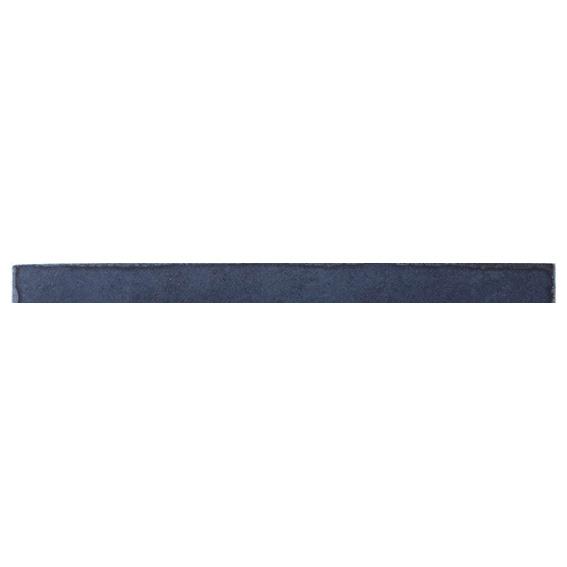 Equipe - Tribeca Collection - .5 in. x 8 in. Jolly Trim Tile - Blue Note