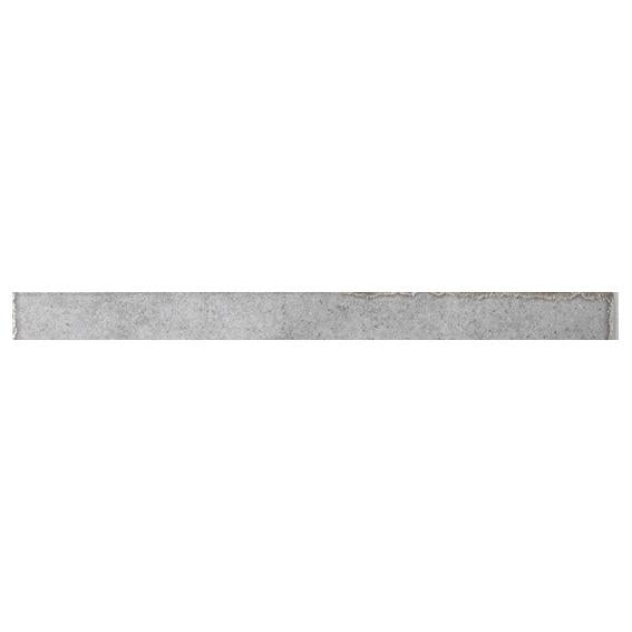 Equipe - Tribeca Collection - .5 in. x 8 in. Jolly Trim Tile - Grey Whisper