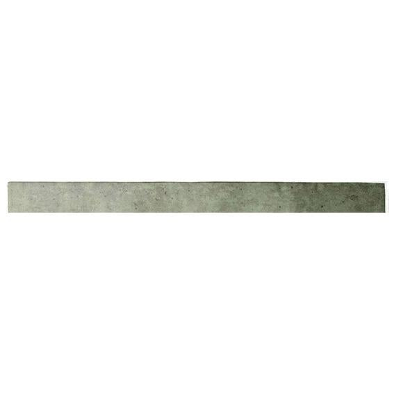 Equipe - Tribeca Collection - .5 in. x 8 in. Jolly Trim Tile - Sage Green
