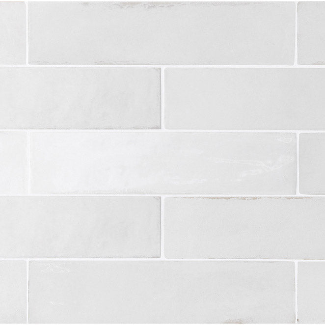 Equipe - Tribeca Collection - 2.5 in. x 10 in. Wall Tile - Gypsum White