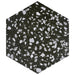 SomerTile - Venice - Hexagon Porcelain Tile - Black