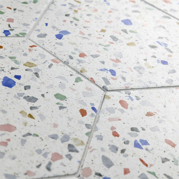 SomerTile - Venice - Hexagon Porcelain Tile - Light Colors - Floorzz