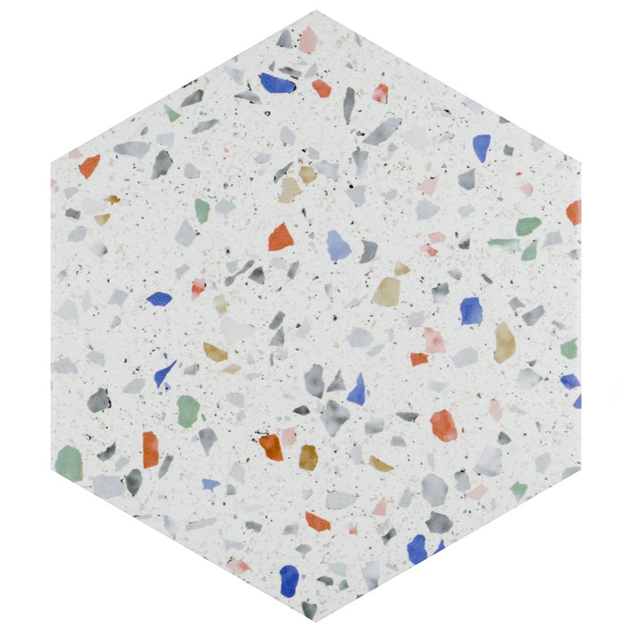 SomerTile - Venice - Hexagon Porcelain Tile - Light Colors