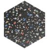 See SomerTile - Venice - Hexagon Porcelain Tile - Dark Colors