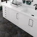 SomerTile - Heritage Hex 7"x 8" Porcelain Tile - Carbon Floor Install
