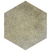 SomerTile - Heritage Hex 7"x 8" Porcelain Tile - Jungle