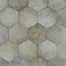 SomerTile - Heritage Hex 7"x 8" Porcelain Tile - Jungle Variation