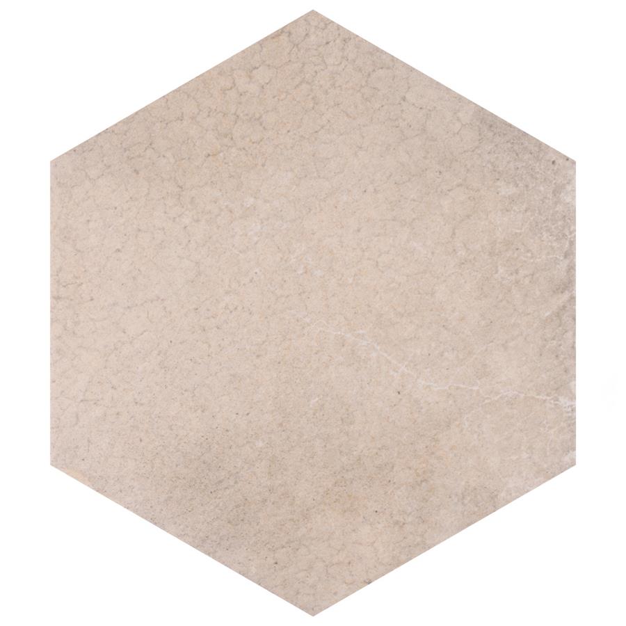 SomerTile - Heritage Hex 7"x 8" Porcelain Tile - Rose