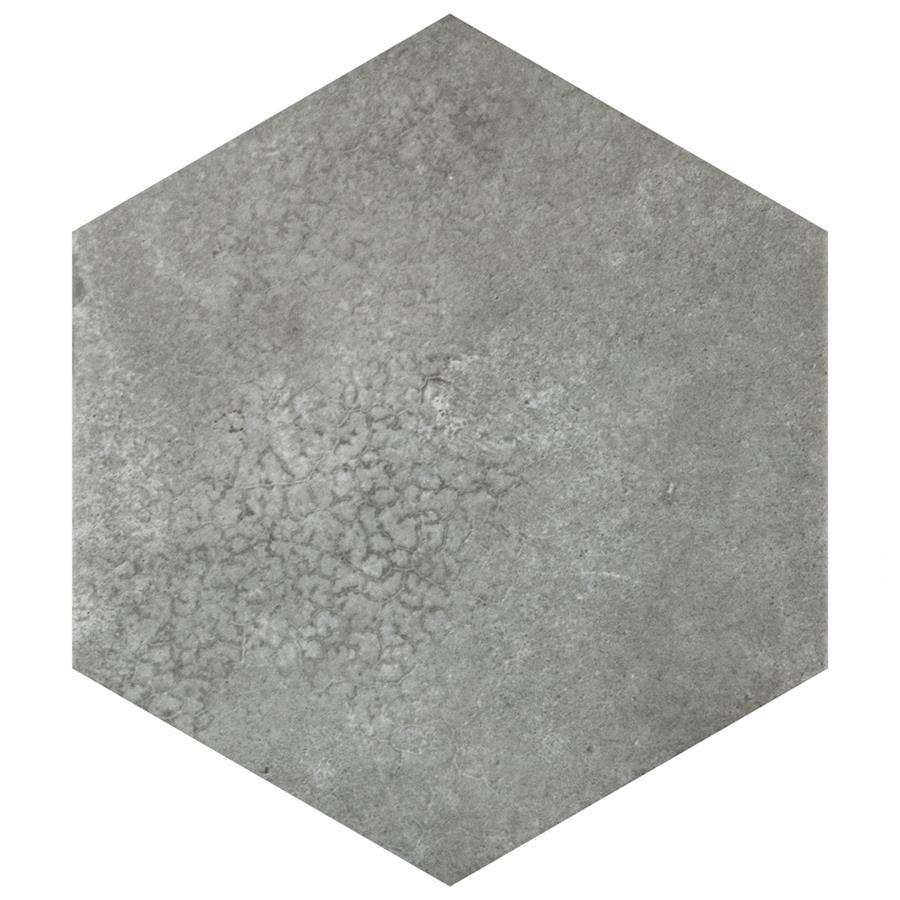 SomerTile - Heritage Hex 7"x 8" Porcelain Tile - Shadow