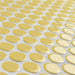 SomerTile - Hudson Penny Round Gloss Mosaic - Vintage Yellow Close View