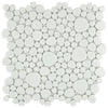 See SomerTile - Pebble - Porcelain Mosaic - White