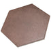 SomerTile - Matter Hexagon 7" x 9" Porcelain Tile - Red