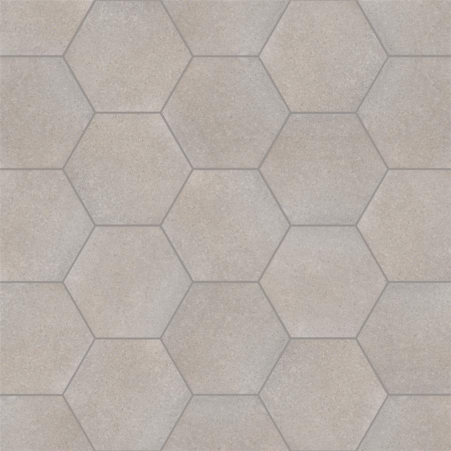 SomerTile - Palazzo Hexagon Porcelain Tile - Luce Variation 2