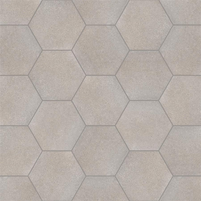 SomerTile - Palazzo Hexagon Porcelain Tile - Luce Variation 2