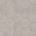SomerTile - Palazzo Hexagon Porcelain Tile - Luce Variation 2