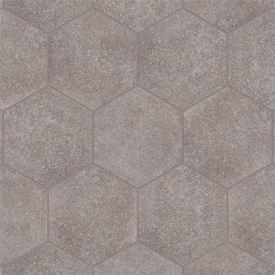 SomerTile - Palazzo Hexagon Porcelain Tile - Nuvola Variation