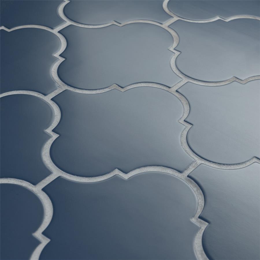 SomerTile - Provenzale Lantern Porcelain Tile - Dark Blue